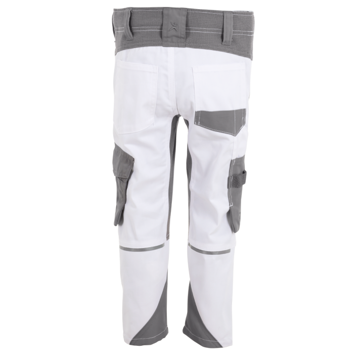 Pantalon enfant élasthanne NORIT PLANAM KIDS blanc zinc dos