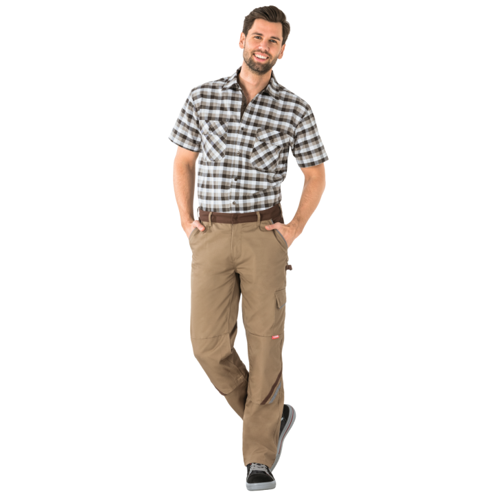 Pantalon de travail HIGHLINE PLANAM sable marron zinc