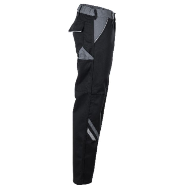 Pantalon de travail noir ardoise zinc highline planam profil