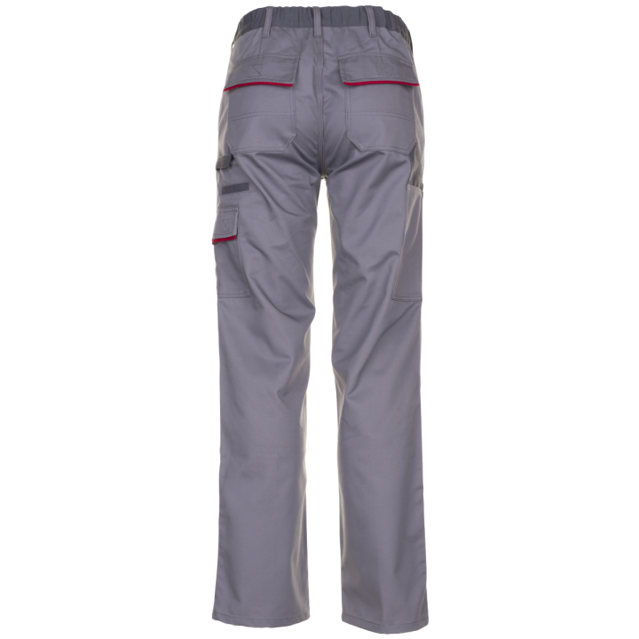 Pantalon de travail zinc ardoise rouge highline planam dos