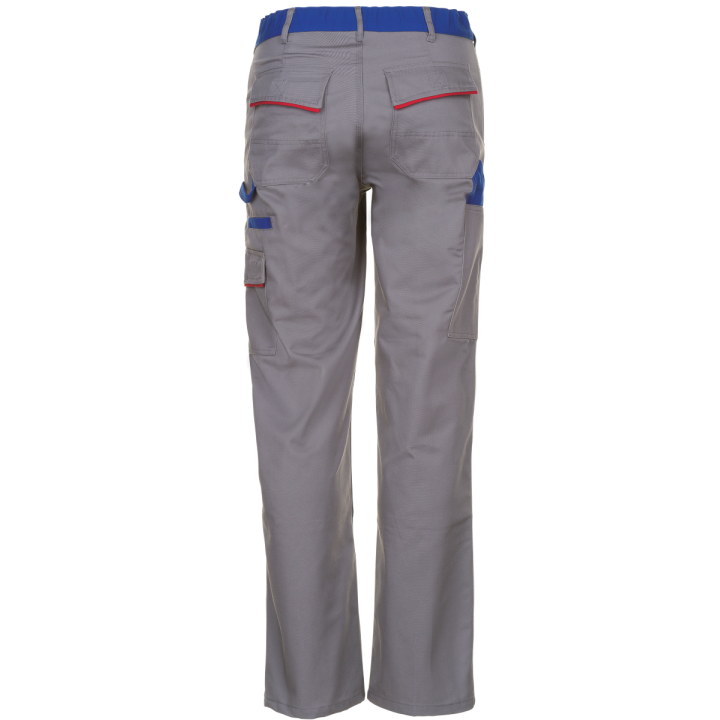 Pantalon de travail zinc bugatti rouge highline planam dos
