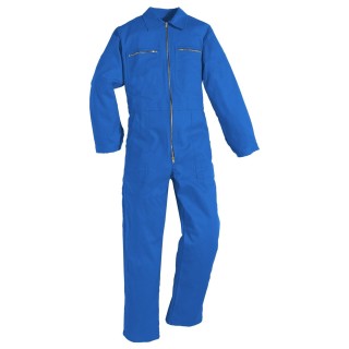 Combinaison coton bleue 1 ZIP pour Atelier 340 gr LMA Sécurama
