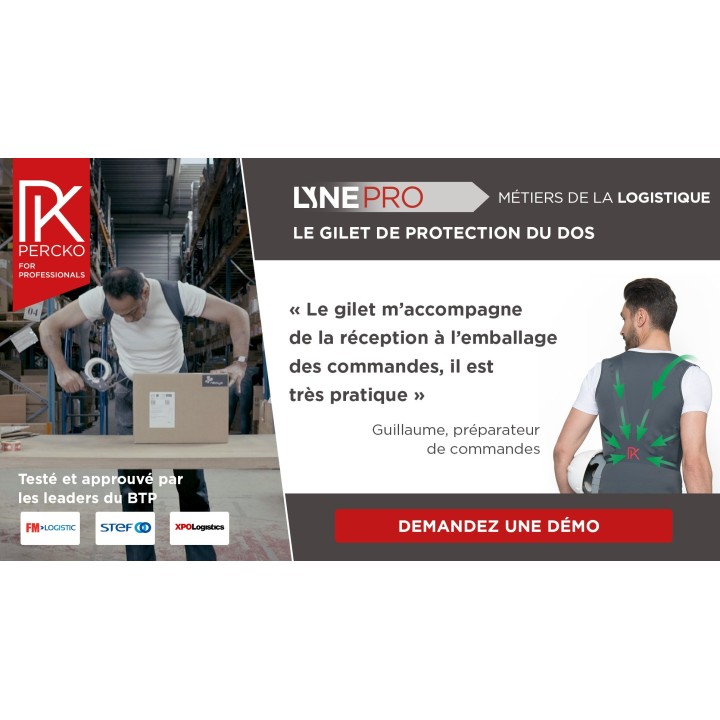 PERCKO gilet ergonomique dos femme