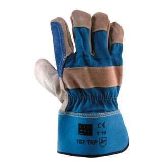 Gants cuir renforcés docker