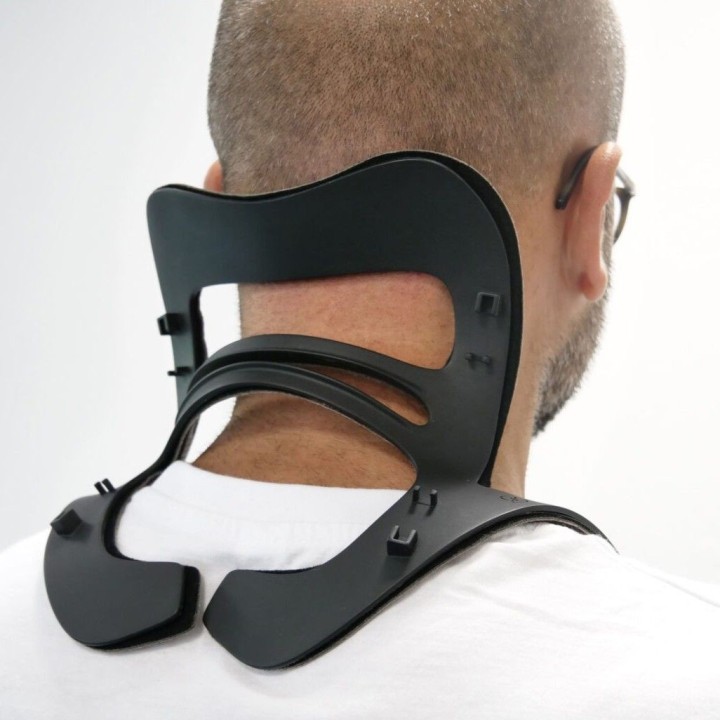 Exosquelette IP11 GOBIO : soutien cervical confort travaux en hauteur