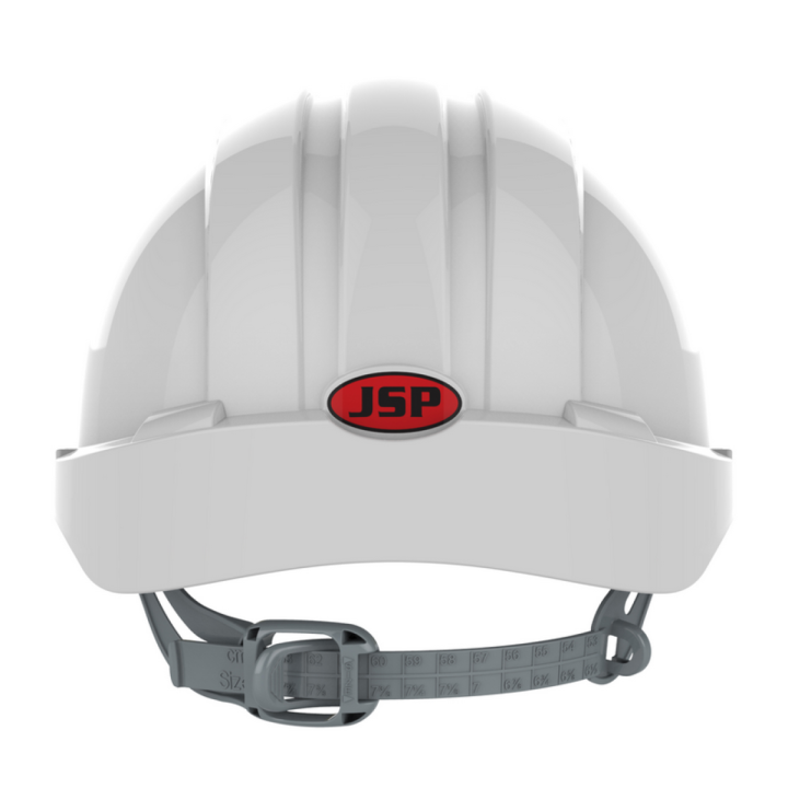 Casque EVO®2 ventilé - glissière - blanc dos JSP I Sécurama