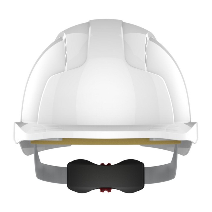Casque de chantier EVOLite® ventilé micro visière - crémaillère - blanc JSP