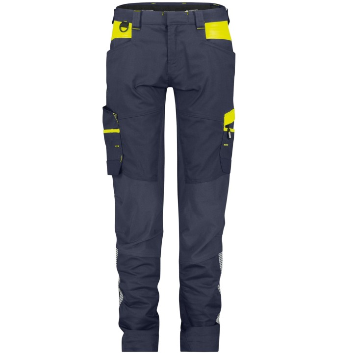Pantalon de travail FEMME hong kong SMART FLEX élasthanne DASSY bleu nuit