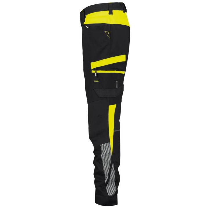 Pantalon de travail FEMME hong kong SMART FLEX élasthanne DASSY noir profil