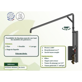 Potence de remplissage mural SOLHEAD