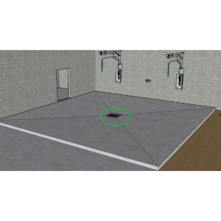 Regard collecteur Haut entrée latéral + grille Inox renforcée