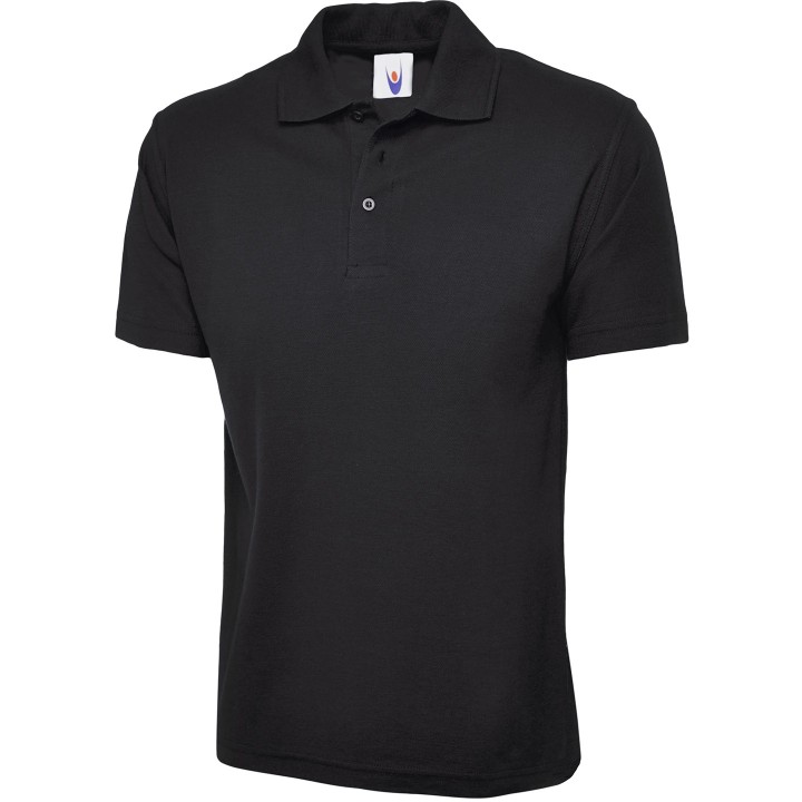 Polo homme manche courte noir 220 gr uneek UC101 noir
