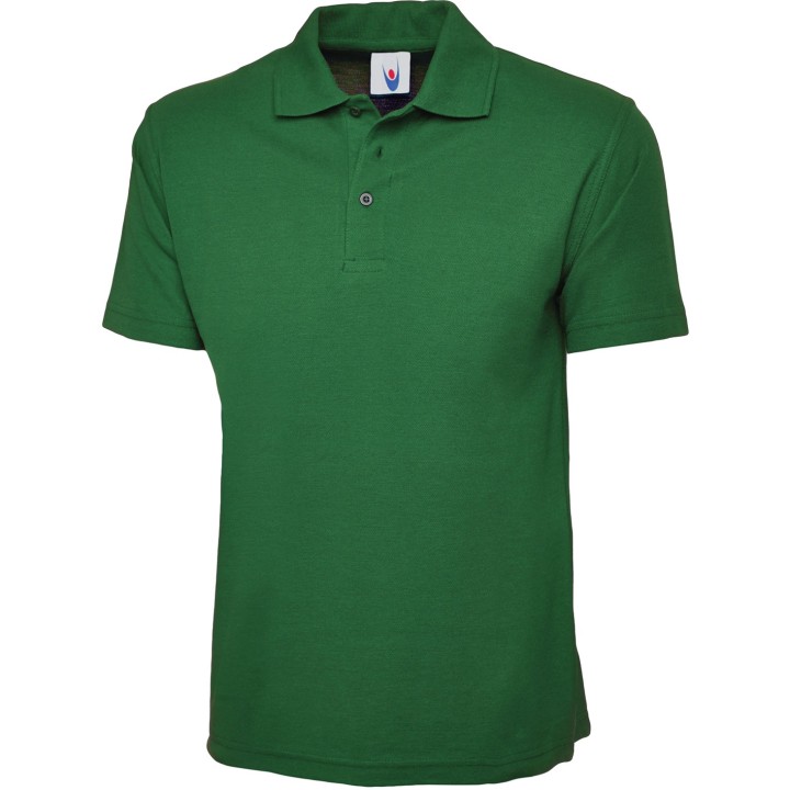 Polo homme manche courte noir 220 gr uneek UC101 vert kelly