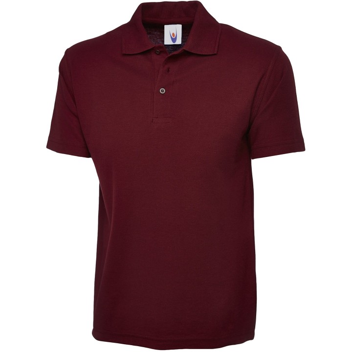 Polo homme manche courte noir 220 gr uneek UC101 Bordeaux