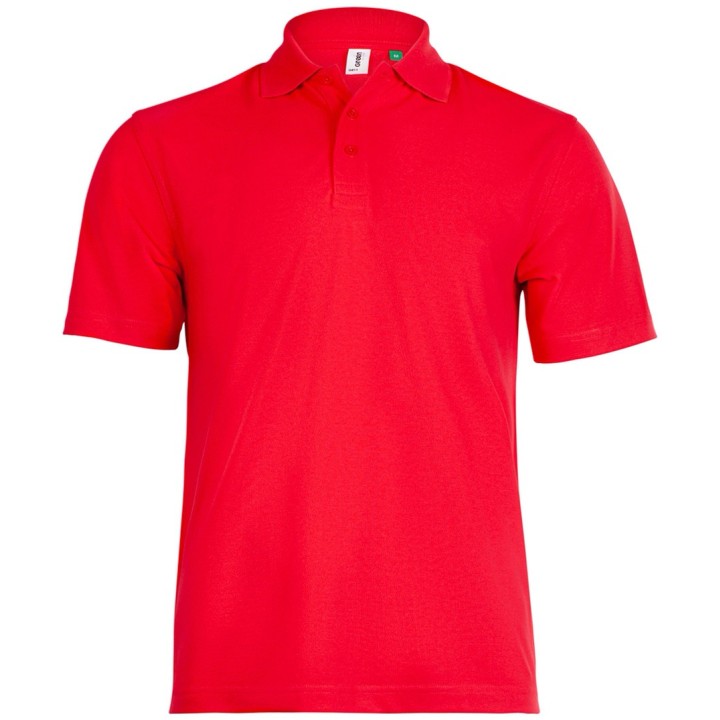 Polo écologique GR11 Uneek Confort et Élégance rouge