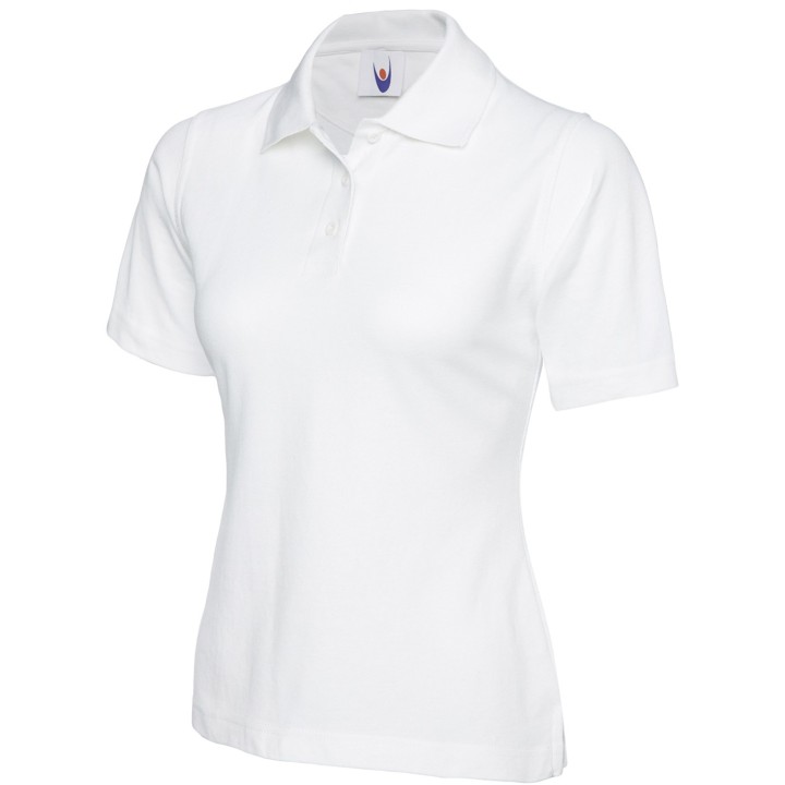 Polo femme Uneek UC106 220 gr blanc