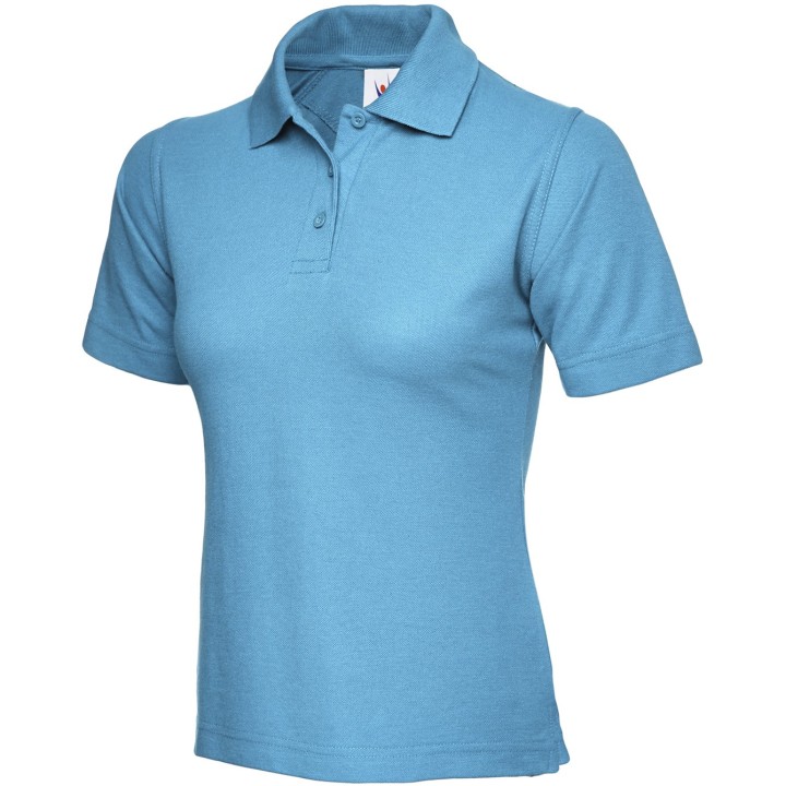 Polo femme Uneek UC106 220 gr bleu ciel
