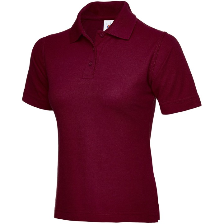 Polo femme Uneek UC106 220 gr bordeaux