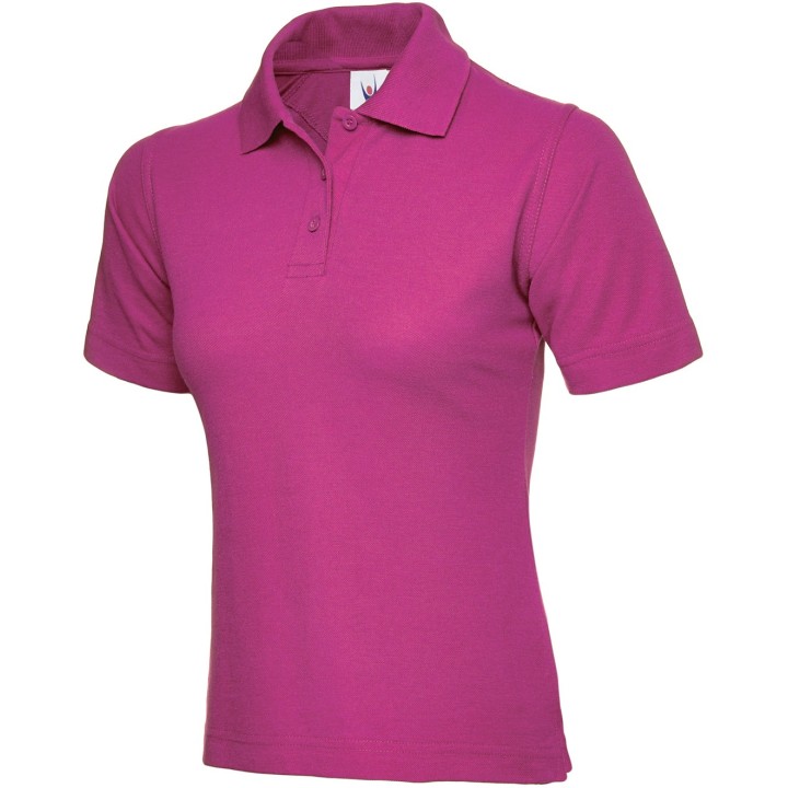 Polo femme Uneek UC106 220 gr rose flash