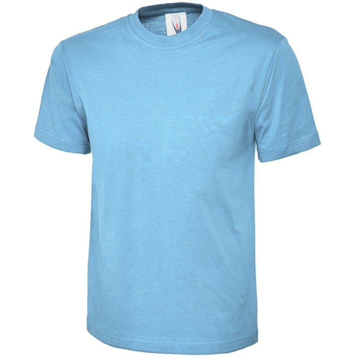Tee-Shirt homme col rond 180 gr UC301 UNEEK bleu ciel