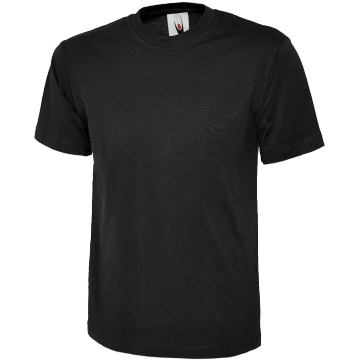 Tee-Shirt homme col rond 180 gr UC301 UNEEK noir