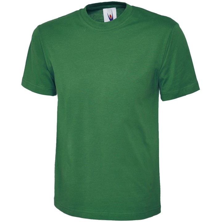 Tee-Shirt homme col rond 180 gr UC301 UNEEK vert kelly