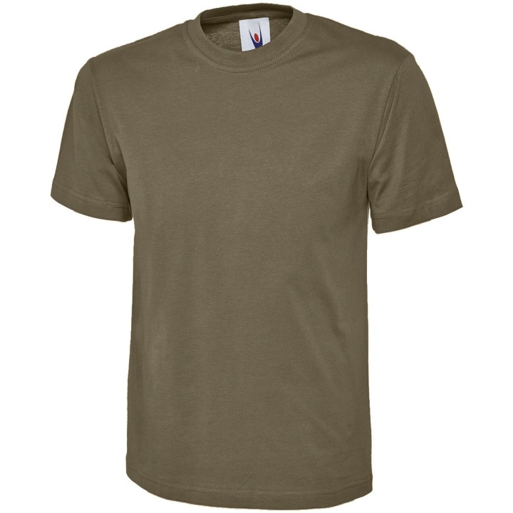 Tee-Shirt homme col rond 180 gr UC301 UNEEK kaki