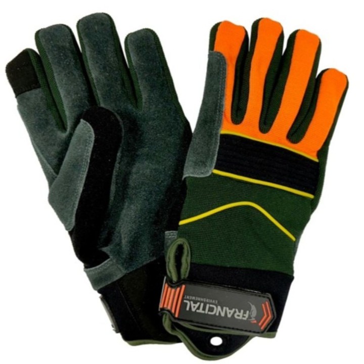 Gants chasse traque recherche au sang CERBERE FRANCITAL kaki orange