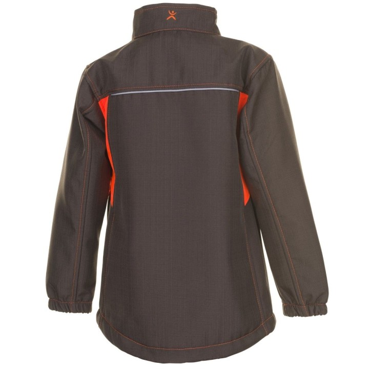 Veste de travail voupe vent sofshell enfant PLANAM