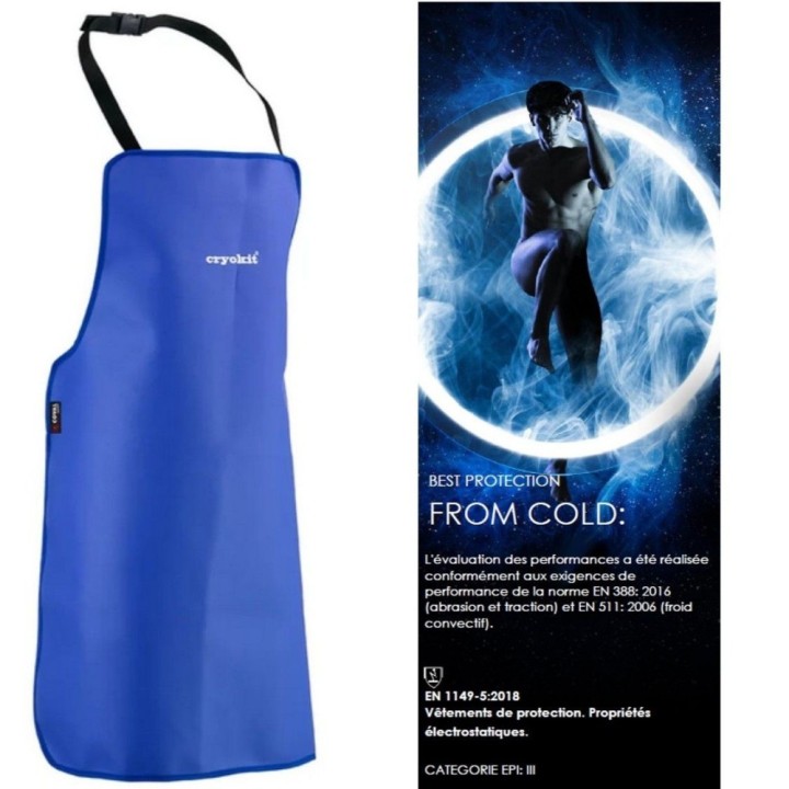 Tablier cryogénique L.CRYO – Protection extrême azote liquide