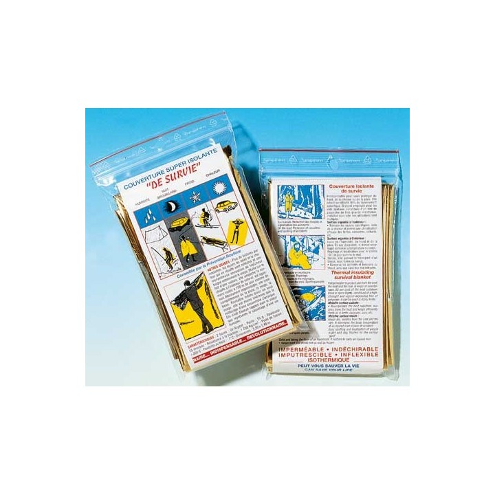 Couverture de survie isotherme secourisme