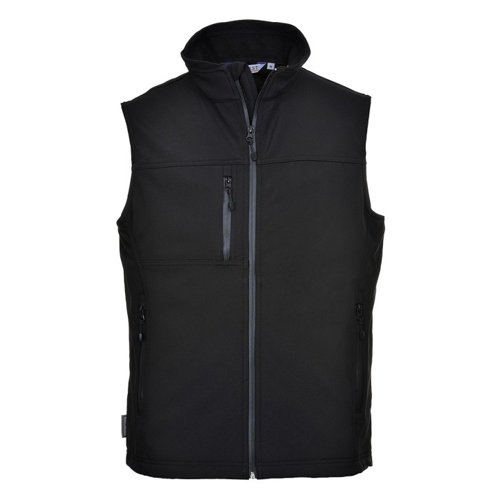 Gilet de travail sans manche Softshell TK51 PORTWEST noir