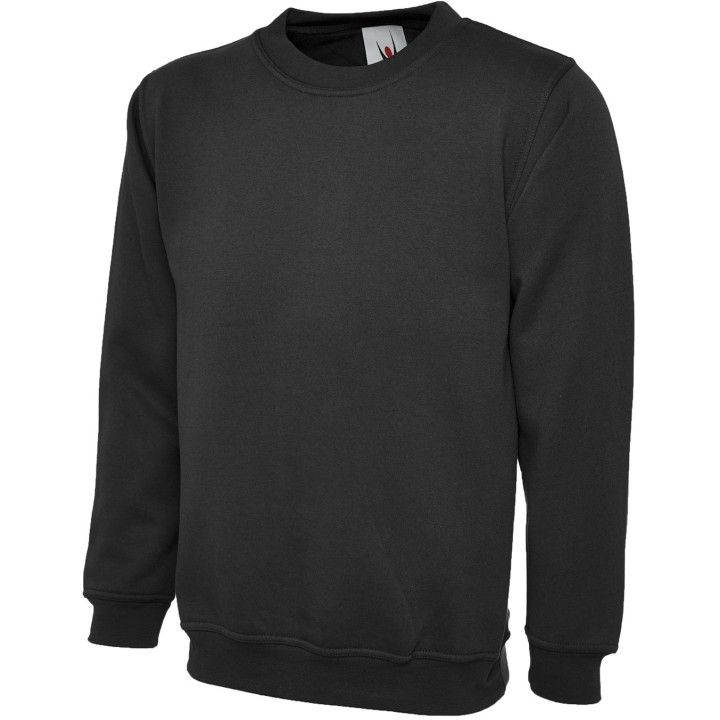 Sweat de travail unisexe UC201 350 grammes UNEEK noir