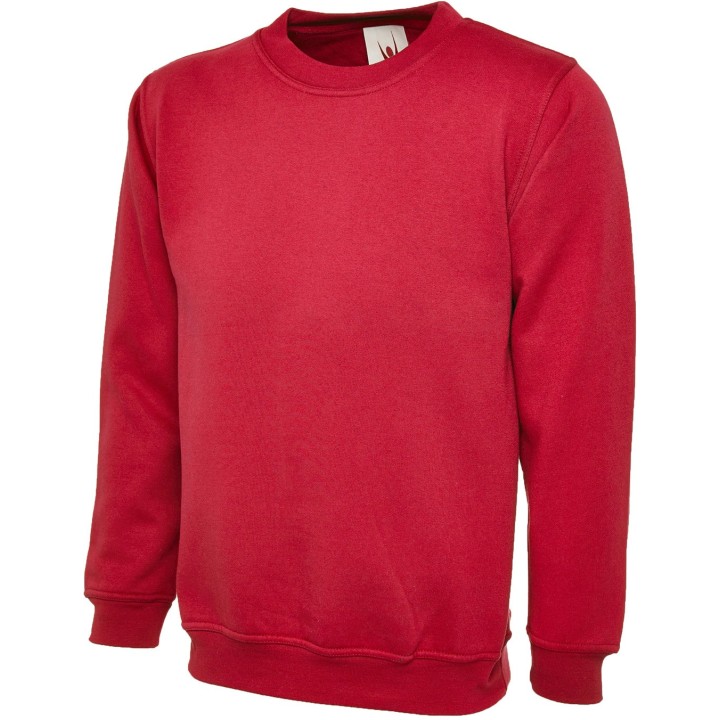 Sweat de travail unisexe UC201 350 grammes UNEEK rouge