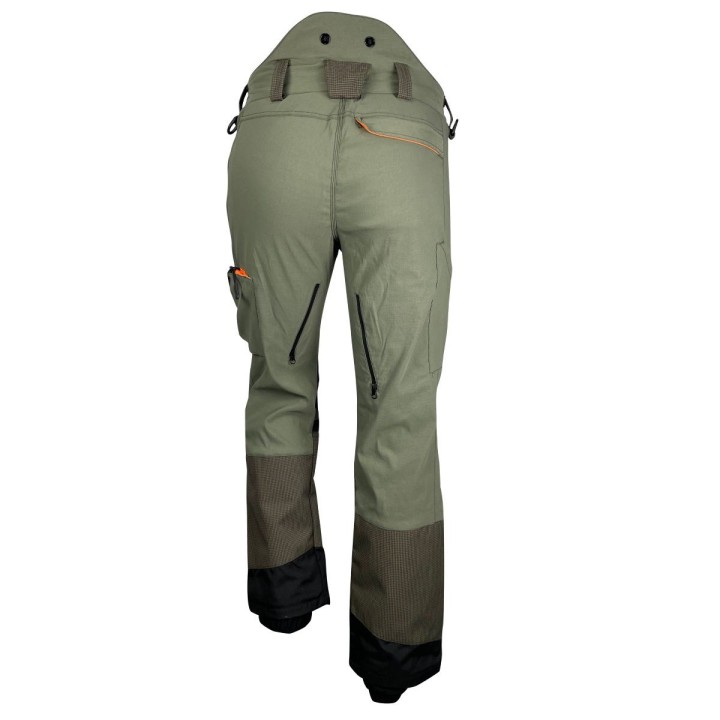 Pantalon sanglier chasse battue traque IRATY FRANCITAL kaki dos