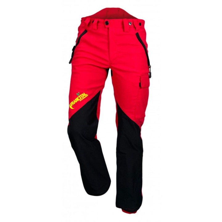 Pantalon chasse terrain propre 100 % stretch MONTVERT FRANCITAL rouge