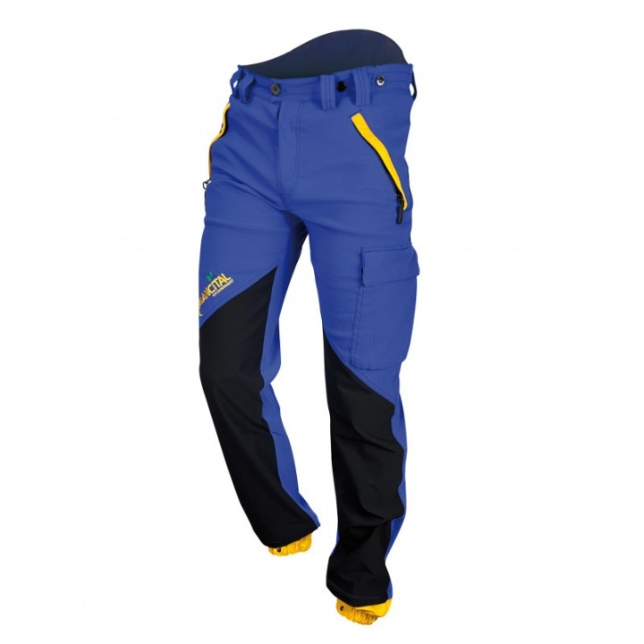 Pantalon chasse terrain propre 100 % stretch MONTVERT FRANCITAL bleu