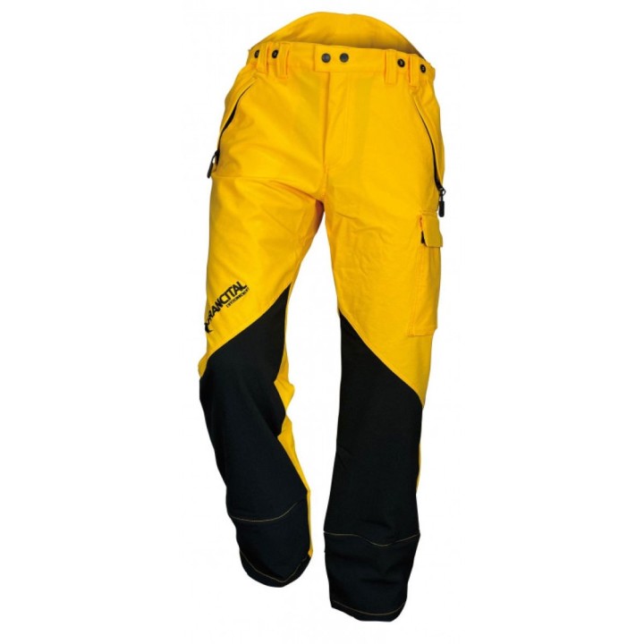 Pantalon chasse terrain propre 100 % stretch MONTVERT FRANCITAL jaune