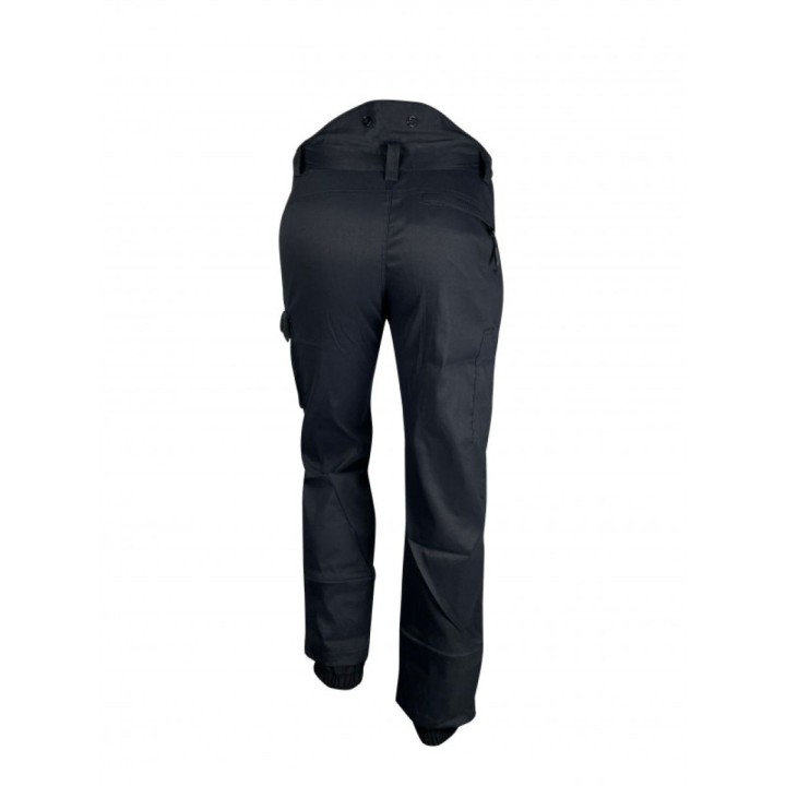 Pantalon chasse terrain propre 100 % stretch MONTVERT FRANCITAL noir dos