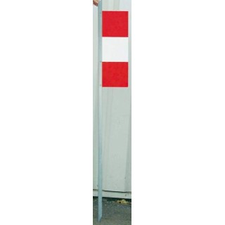 Piquet de signalisation sur chantier rétroréfléchissant 1.1 m
