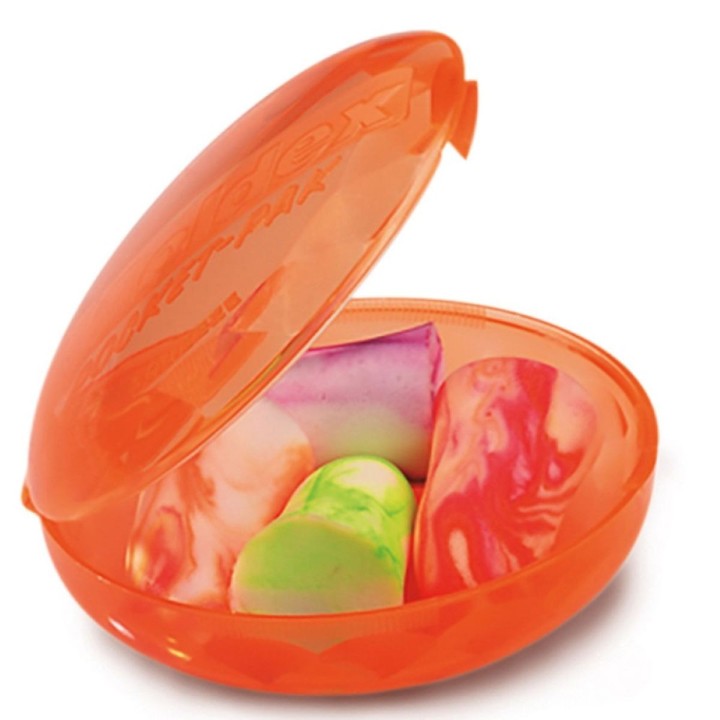 Bouchon anti bruit d'oreille mousse Spark Plugs® MOLDEX boite de rangement