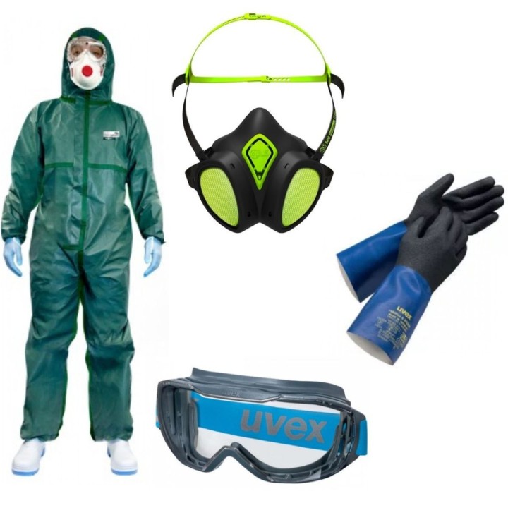 Kit phytosanitaire complet masque A2P3 BLS UVEX