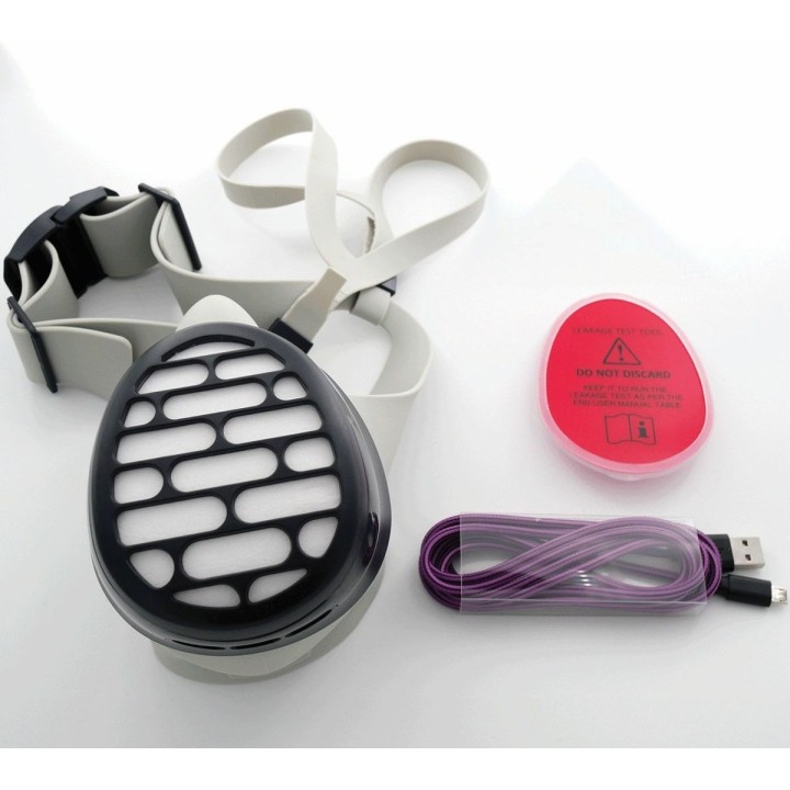 Description de notre Demi masque poussière TMP3 auto-ventilé AGRI-RESPIRE SECURAMA