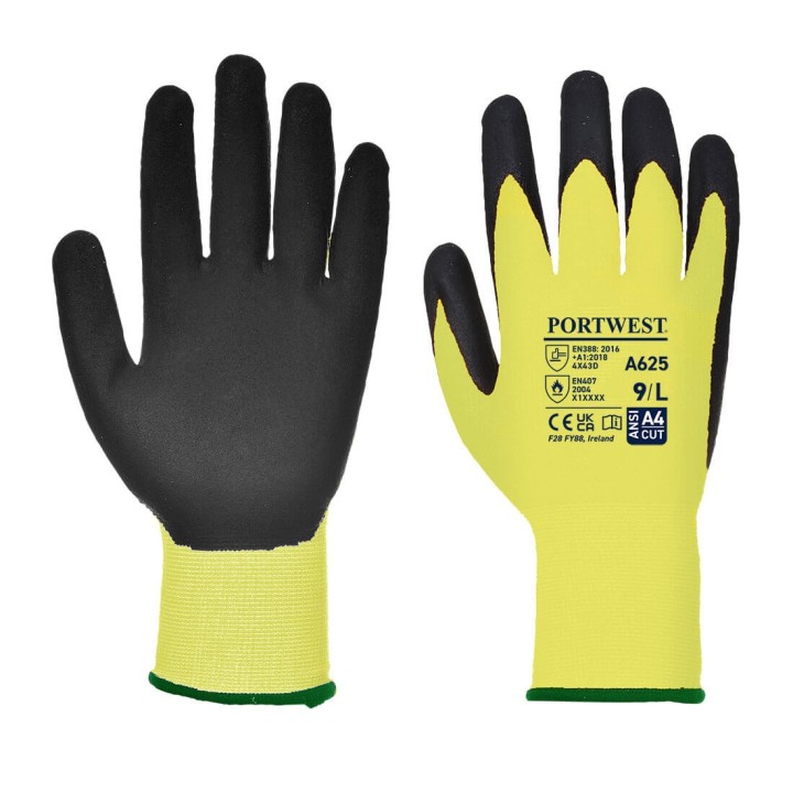 Gant de travail fluo Portwest 625 - Confort et protection industrielle