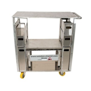 Chariot de travail ergonomique JASMIN pépinière agro-alimentaire