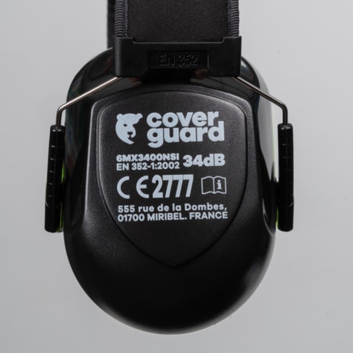 Casque antibruit protection auditive 34 dB M340 COVERGUARD