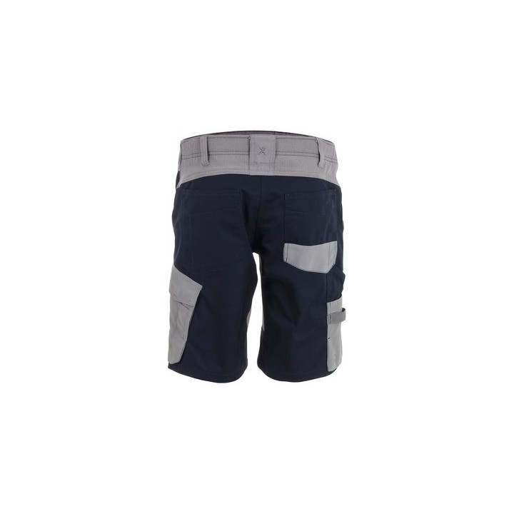Bermuda de travail femme Femme NORIT PLANAM  bleu nuit noir dos