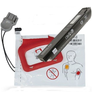 LIFEPAK CR + kit remplacement 1 électrode adulte et batterie