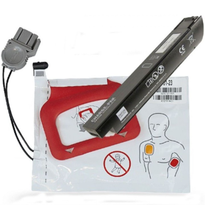 LIFEPAK CR + kit remplacement 1 électrode adulte et batterie