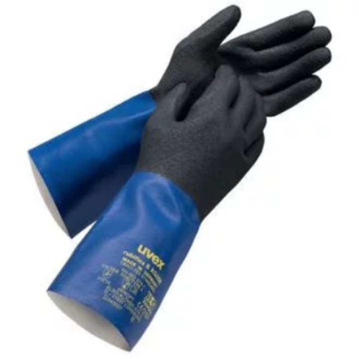 Gants nitriles protection chimique phytosanitaire RUBIFLEX XG35 UVEX